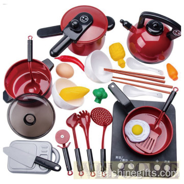 10-131 st låtsas Play Cooking Kitchen Toy Set